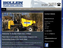 Tablet Screenshot of bullenplanthire.co.uk